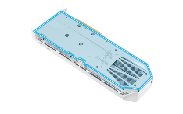 Hellhound Spectral White AMD Radeon RX 9060 XT 16GB GDDR6